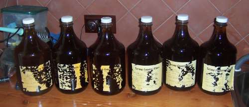 Six bottles of 42 year old mead